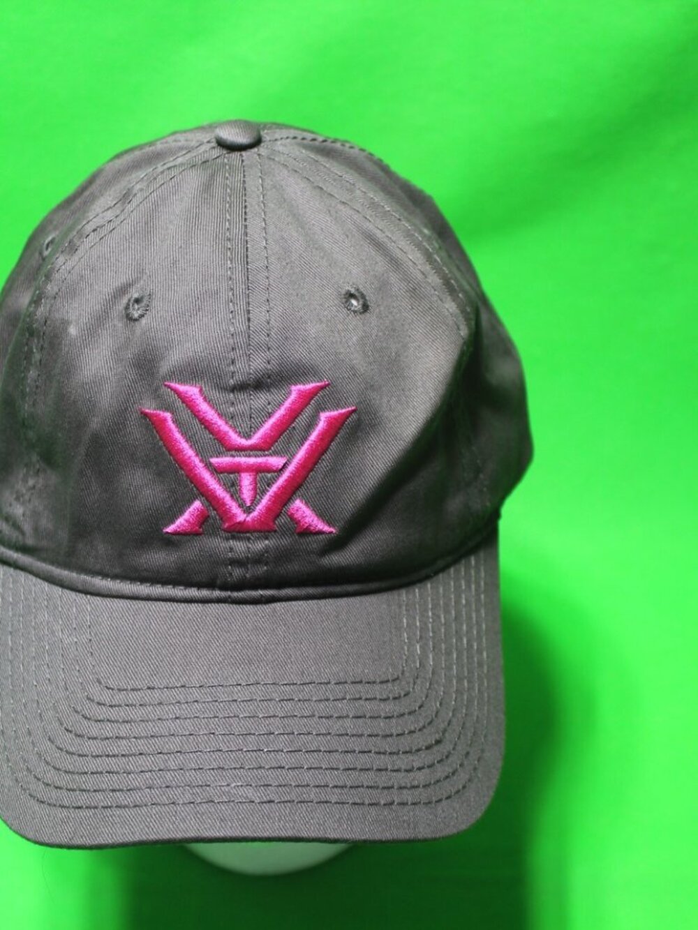 Vortex Optics Scope Hunting Women's Hat Baseball Cap Embroidered Gray Pink